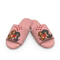 thumbnail image 2 of COEQINE Cute Dachshund Pink Slip On Slippers for Women Indoor, Winter Slippers Foldable Spa Slides Flannel House Shoes Open Toe Bedroom Shoes Machine Washable for Business Trip, 42-43, 2 of 7