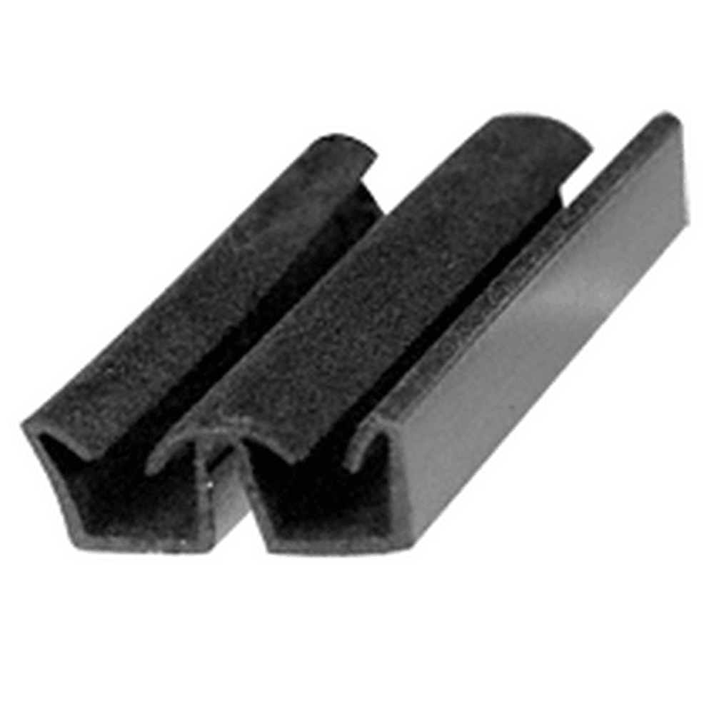 CRL AS122296 96" Flexible Flocked Rubber Glass Run Channel for