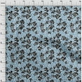 thumbnail image 4 of oneOone Cotton Jersey Light Blue Fabric Animal Skin Fabric For Sewing Printed Craft Fabric By The Yard 58 Inch Wide, 4 of 5