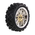 thumbnail image 2 of 4PCS 1/10 RC On-road Tire Star Tread patrón para 1/10 HSP Redcat Traxxas Tamiya HPI RC Buggy Irfora Oro, 2 of 6