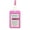 Pink, variant on mnjin work id card holder double-sided transparent student id employee work card 10 pc red
