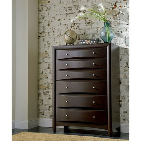 Coaster Phoenix 5-Drawer Chest, Espresso