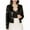 Black women blazer, variant on Women's Sequin Jacket Long Sleeve Open Front Sparkly Glitter Blazer Party Disco Cropped Bolero Cardigans Jackets Black,S