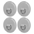 thumbnail image 2 of D Ring Patch, Stainless Steel D Ring Patch 4 PCS Lightweight Portable Rust Proof Complete Paste Install With Adjustable Rope For Kayaks, 2 of 8