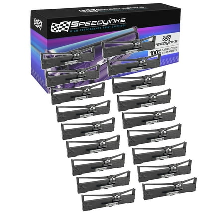 - Speedy Inks - 18PK Compatible Black Ribbon Cartridges for Epson S015337 for use in Epson LQ-590 Impact Printer