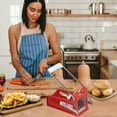 thumbnail image 4 of Stainless Steel French Fry Cutter Potato Vegetable Slicer Chopper Dicer with Interchangeable Shaver Heavy Duty Commercial Kitchen Food Prep Tool, 4 of 4