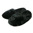 thumbnail image 2 of Onmygogo Fuzzy Winter Indoor Slippers for Women (5.5-6.5 B(M) US, black), 2 of 6