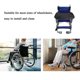 thumbnail image 2 of Wheelchair Tray, Anti-Fall Plastic Thickening, Wheelchair Lap Universal Trays Desk Fit for Manual Powered or Electric Wheelchairs,Wheelchair Tray Table Accessories, 2 of 8