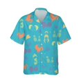thumbnail image 3 of Camisetas con estampado 3D de la bandera del arcoíris LGBT para hombres y mujeres, camisetas de manga corta con solapa y personalidad a la moda, camisetas con botones para hombres, 3 of 5