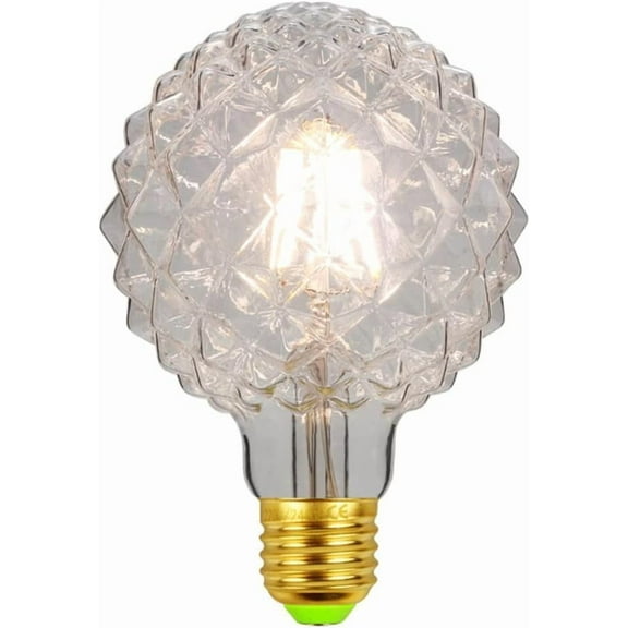 WE Vintage Edison Light Bulb, LED Decorative Firework Light Bulb LED Filament Bulb Decorative Light Bulb Globe E27 110-130V 4W