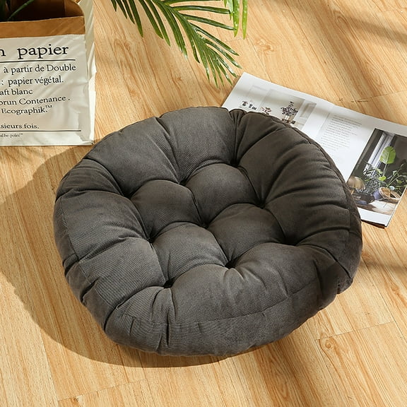 Chair Cushion,Thicken Soft Student Seat Pad Corduroy Futon with Mat Non-Slip Plush for Bench/Chair
