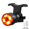 thumbnail image 1 of Luz trasera de bicicleta recargable con sensor de freno 3 modos de luz para bicicleta de carretera y de montaña, 1 of 9
