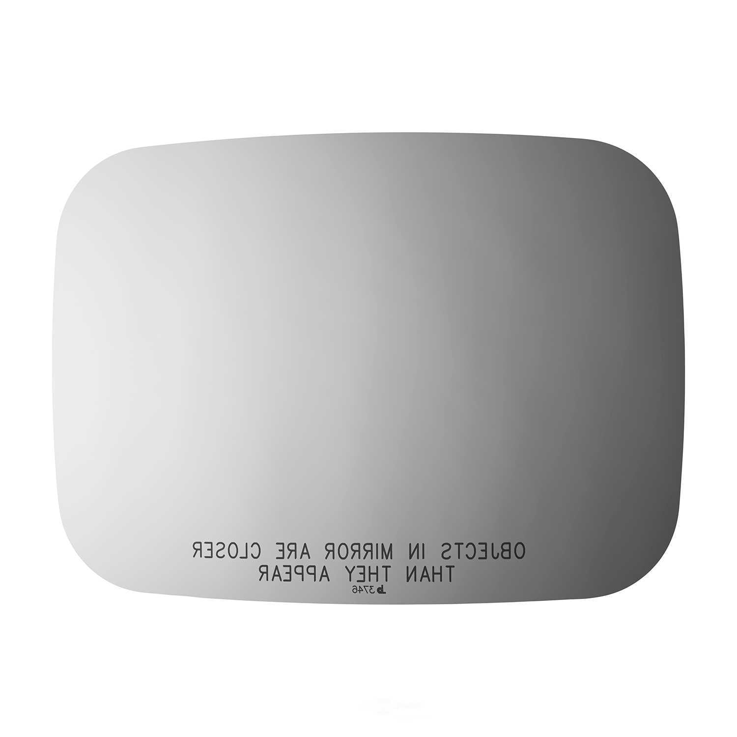 Burco Side View Mirror Replacement Glass - Clear Glass - 3746