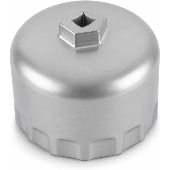 86mm 16‑Flutes Oil Filter Wrench, Cap‑Type Removal Service Tool for Multiple 86‑mm Housing Automotive Engines