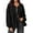 Black, variant on Yuwull Coats For Women Long Sleeve Tops Coat Fashion Patchwork Outerwear 2024 Fall Jackets Button Down Work Jacket
