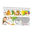 thumbnail image 3 of Tabla de altura para niños, tabla de altura para decoración infantil, calcomanías de pared decorativas de PVC con dibujos animados para niños, niñas, A, 3 of 8