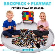 BrickPack LEGO Storage Backpack with Play Mat and Minifigure Display