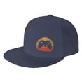 thumbnail image 1 of DouZhe Flat Brim Cap Snapback Hat, Gaming Game Controller Prints Adjustable Blue Adult Baseball Cap, 1 of 6