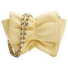 Bolso bandolera para mujer Bolso para axilas de PU a la moda Bolso que combina con todo para mujer (Amarillo)