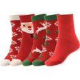 thumbnail image 1 of BomKinta Calcetines para botas para mujer, calcetines cálidos y gruesos de invierno, calcetines acogedores, regalo de Navidad, 1 of 4