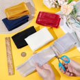 thumbnail image 3 of 6 Yards 6 Colors Cord Cover Satin Fabric 2.56 Inch Chandelier Chain Cover Polyester Fabric Cord Cover for Chandelier Lighting Wire Cover Headdress Bowknot Handmade DIY, 3 of 8