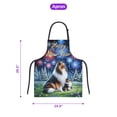 thumbnail image 5 of Happy New Year Collie Family Cheer Winter Midnight Firework Apron Collie Dog Lover Gifts Idea for Cooking Grilling Baking Painting Gardening - 02025, 5 of 5