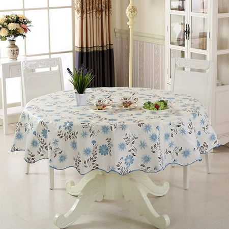 

BFYSFBAIG Wash Round Table Table Cloth Water Oil Hotel Restaurant Round Table Coffee Table Cloth