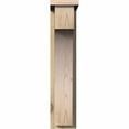 thumbnail image 2 of 6"W x 12"D x 28"H Huntington Rough Sawn Corbel w/Backplate, Douglas Fir, 2 of 9