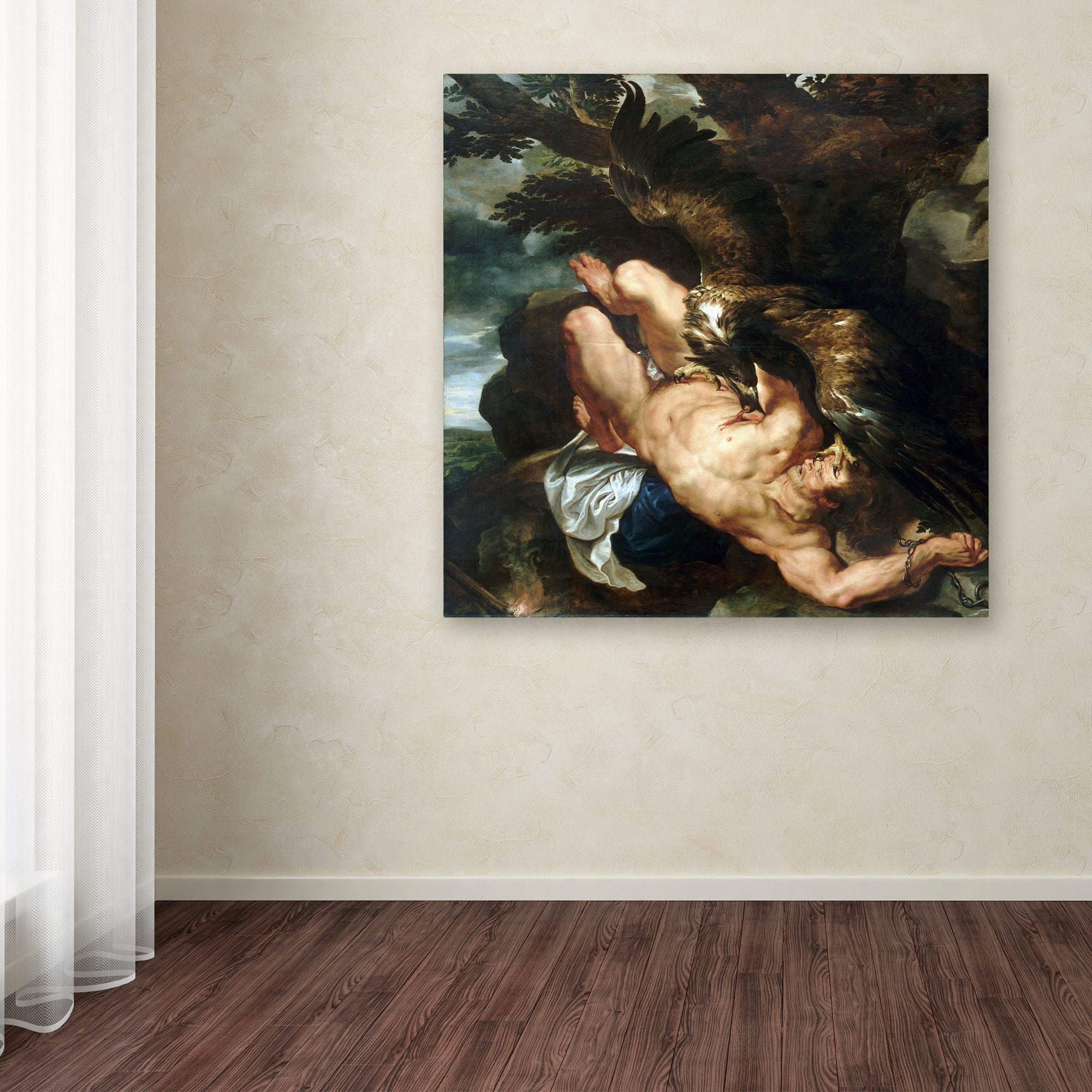 Trademark Fine Art 'Prometheus Bound' Canvas Art by Peter Paul Rubens