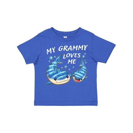 

Inktastic My Grammy Loves Me- Whale Shark Gift Toddler Boy or Toddler Girl T-Shirt