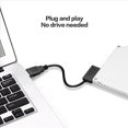 thumbnail image 4 of 4X Adaptador USB PC 6P + 7P CD DVD Rom una USB 2.0 Convertidor Slimline 13 Pin Drive Cable para PC Laptop Notebook, 4 of 4