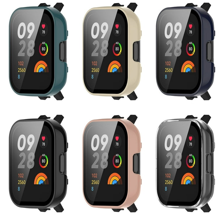 XINHUADSH Watch Protective Case Integrated Full Coverage Anti-scratch  High-translucency Screen Protector Hardness Cover for Redmi Watch 3 