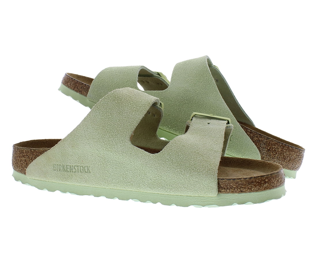 Birkenstock Arizona Narrow Unisex Shoes Size 7, Color: Faded Lime