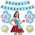 thumbnail image 4 of Oktoberfest Globos Decoración Set Oktoberfest Fiesta Baviera Decoración Banner Globos Decoraciones Colgantes para el Festival de la Cerveza Bávara, 4 of 7