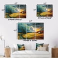 thumbnail image 4 of Designart "Fields of Picturesque Beauty II" Countryside Metal Wall Décor Set, 4 of 5