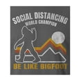 thumbnail image 2 of 9 Crowns Tees Social Distancing Champion Funny Graphic Tee Shirt (Unisex Metal, 3XL), 2 of 3