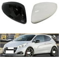 thumbnail image 3 of Applicable to 2Pcs Compatible For Peugeot 208/2008 2012-2018 Side Door Rearview Mirror Cover Trims Car Accessories Left + Right Side Replacement(White), 3 of 4