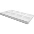 thumbnail image 4 of N'icePackaging 1 Qty - Heavy Duty Beach-Stone White Plastic 8 Compartment Tray - for Storage/Organization/Display/Sales/Stacking/Sorting - Various Sizes, 4 of 8