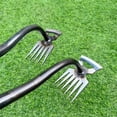 thumbnail image 3 of 2 in 1 Manual Weed Remover Tool - 5 Teeth,Weed Puller,Dual Purpose Manganese Steel Weeding Artifact Uprooting Weeding Tools Gardening Long Handle Garden Tools,Portable Garden Weeder Tool, 3 of 9