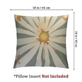 thumbnail image 4 of Retro 70s Green Yellow Boho Spring Summer Daisy Flower Blossom Throw Pillow Cover,Cottagecore Throw Pillow Covers ,Home Girls Room Daisy Decor,Teen Girls Daisy Lover Gifts, 4 of 7