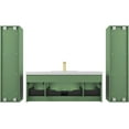 thumbnail image 3 of Blossom Positano 48" Floating Vanity | Aventurine Green | Single Acrylic Sink & 2 Side Cabinets | Wall Mounted, 3 of 8