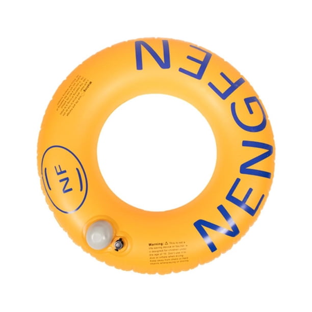 Flotadores Para Piscina Anillos De Natación De Playa De Verano Fácil De Inflar Aro Salvavidas Inflable Automático Tipo Prensa Portátil Para Niños Adultos seitruly HA035483-00