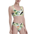 thumbnail image 4 of High Waisted Bikini Sets For Women, Toucan And Hummingbird Swimsuits Tummy Control, Two Pieces Bathing Suit, 4 of 8
