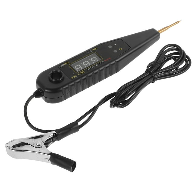 KAKOWELY Automotive Circuit Test Light With Led Digital Display Voltage Tester Pen For Car Electric Systems Short Circuit Finder And Power Circuit Probe Tester