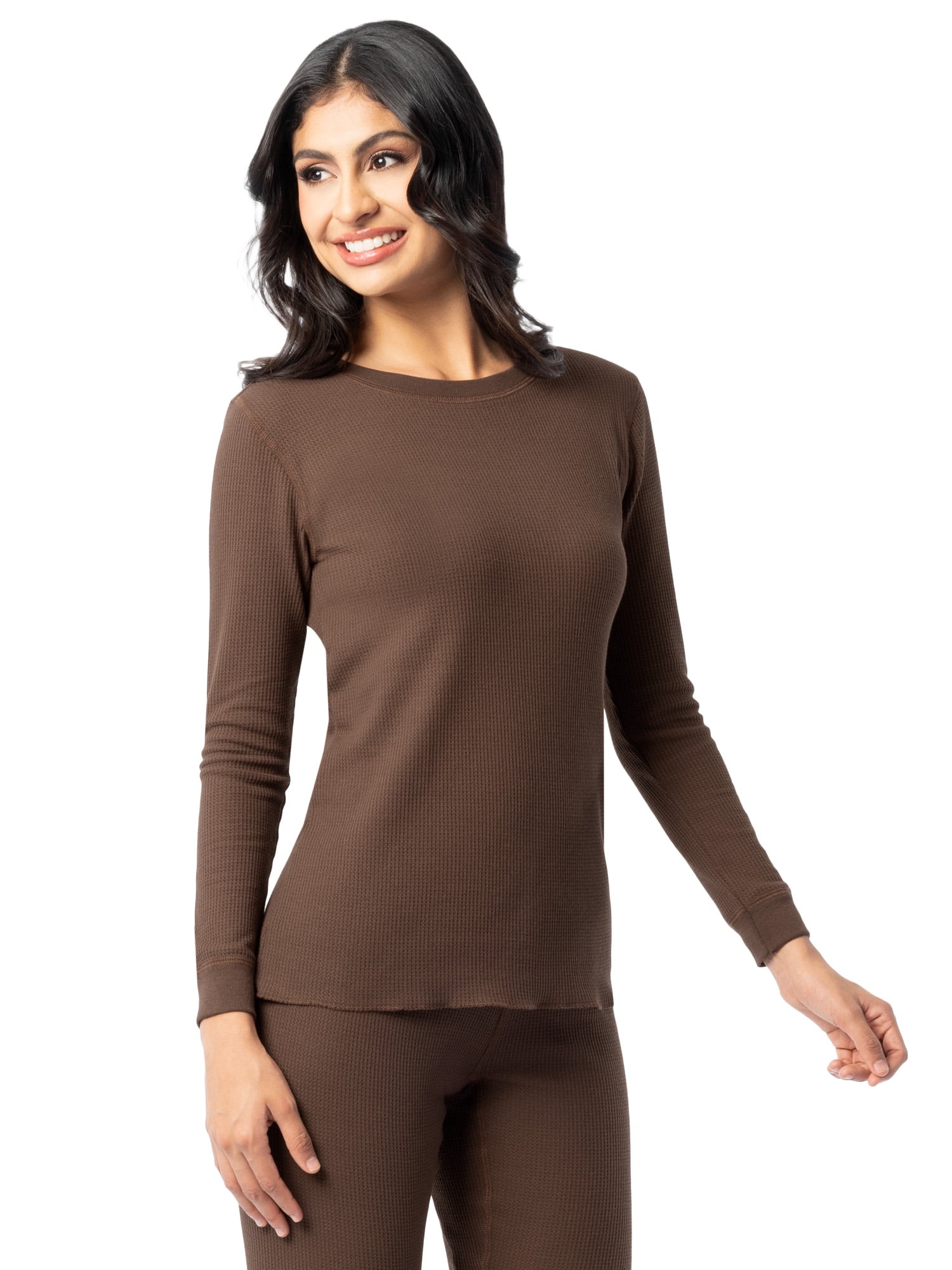 Fruit of the Loom Women's Recycled Waffle Thermal Top, Sizes XS-XXL