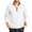 White, variant on TOUMENY Men Zip Up Sweater High Neck Long Sleeve Solid Casual Comfy Slim Fit Pullover Fashion Knit Fall Winter Layer Tops Jacket Beige XXXL