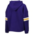 thumbnail image 3 of Women's Pressbox Purple LSU Tigers Super Pennant Pullover Hoodie, 3 of 3