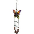 thumbnail image 5 of Northlight 24" Purple and Bronze Butterfly Outdoor Garden Windchime, 5 of 5
