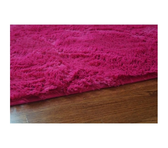 Plush Rug Knockout Pink