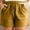 Yellow, variant on Qulqfy Resort Wear Women Shorts Red Bermuda High Waisted Lounge Beach Comfy Casual Wide Leg Shorts S